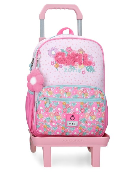 MOCHILA ADAP. 38CM. C/CARRO. ENSO GIRL ZONE